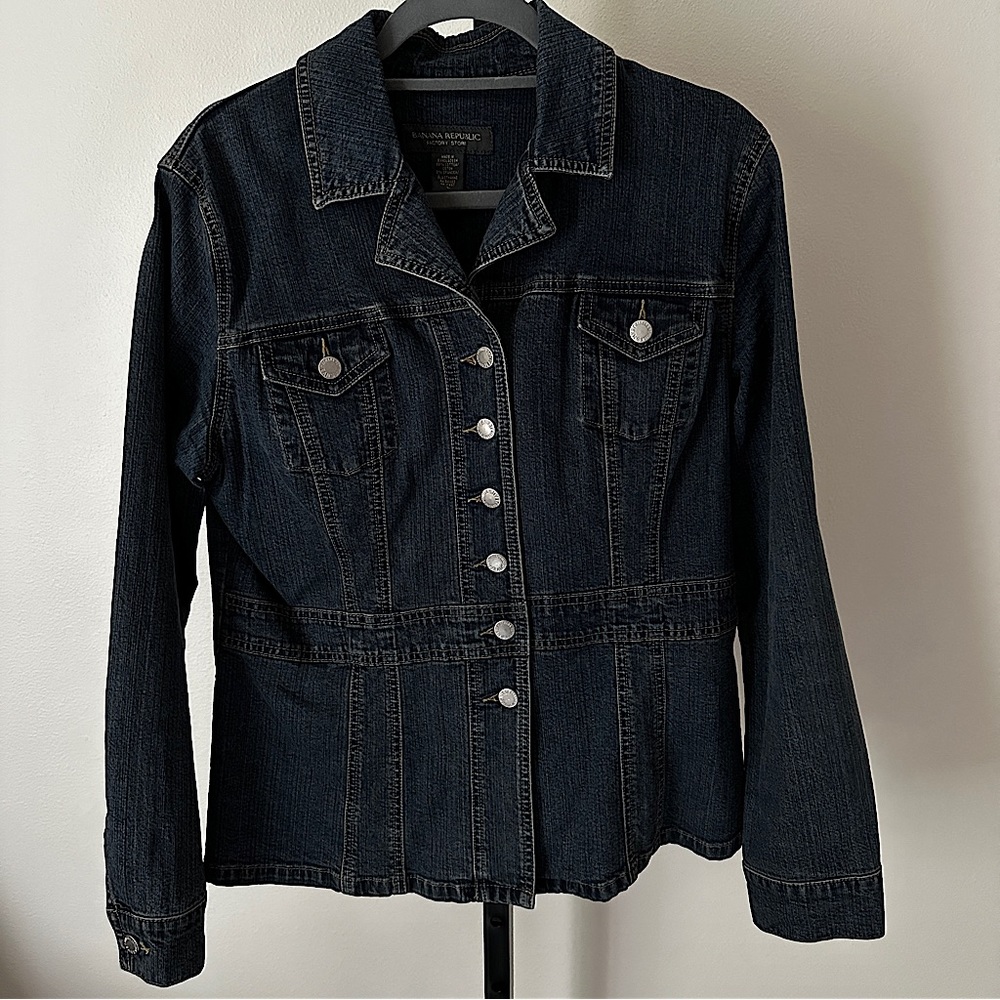 Banana Republic Factory Store Denim Shirt Jacket - women’s large